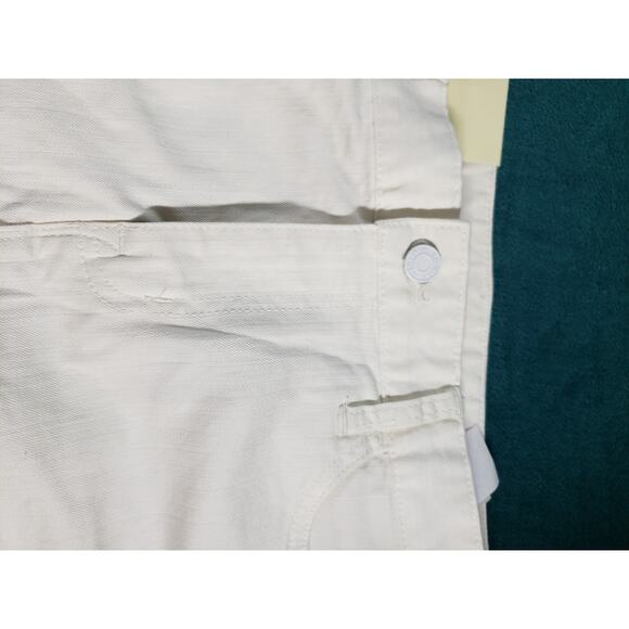 Tommy Hilfiger Skirt Size 6 Womens White Denim Mid Rise Straight Pencil NWT - Picture 7 of 13